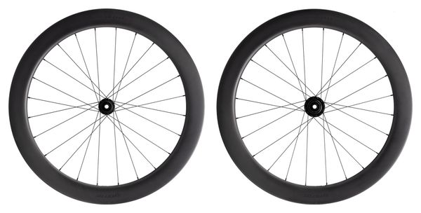 Pair of Syncros Capital 1.0 Wheels 60 700 mm | 12x100-12x142 mm | Center Lock