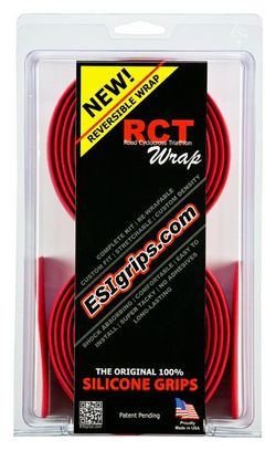 ESI RCT Wrap Road Silicone Bar Tape Red