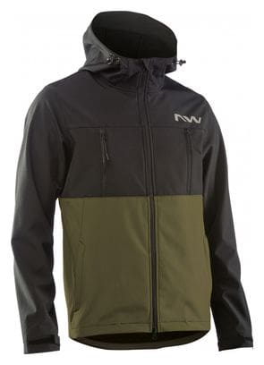 Chaqueta Northwave Easy Out Softshell Verde/Negro