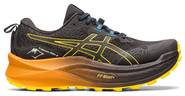 Zapatillas Asics Trabuco Max 2 Negro Amarillo Trail Running