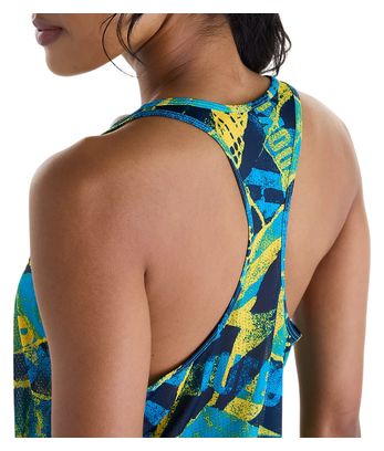 New Balance NYC Marathon RC Essential Blue/Yellow Women's Tank Top