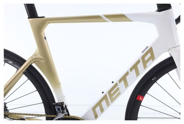 Produit reconditionné · Metta Eolo Carbone · Blanc / Vélo de route / Metta | Bon état