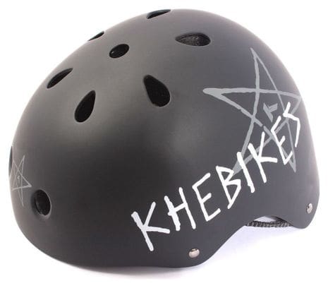 Casque BMX PRO noir mat KHEbikes