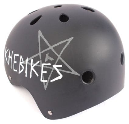 Casque BMX PRO noir mat KHEbikes