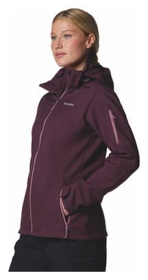 Chaqueta Softshell Columbia Cascade Ridge II VIolet para mujer