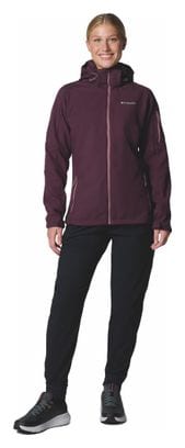 Chaqueta Softshell Columbia Cascade Ridge II VIolet para mujer