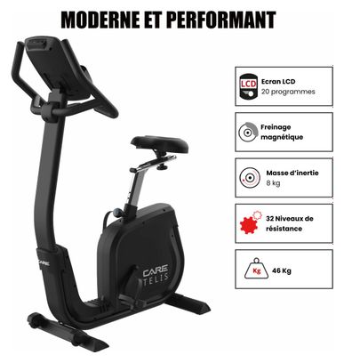 Vélo d'appartement - CARE - Telis ergomètre connecté