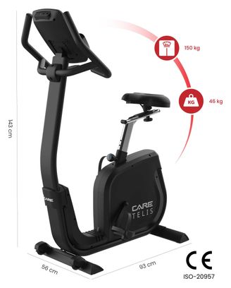 Vélo d'appartement auto-alimenté - TELIS - ergomètre connecté