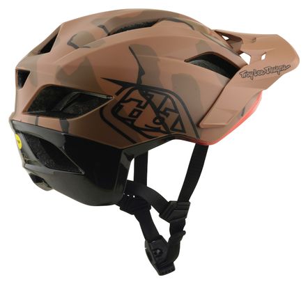 Casco da MTB Troy Lee Designs Flowline SE Mips Badge Sienna Camo