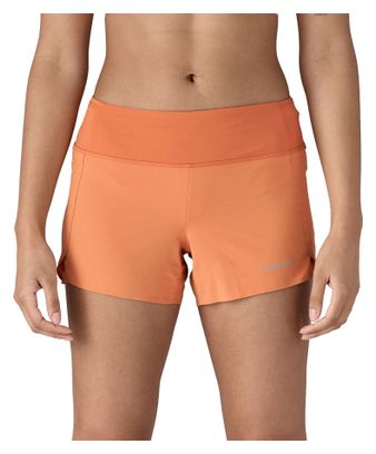 Pantaloncini Patagonia Strider Pro - 3 1/2 in. Donna Arancione