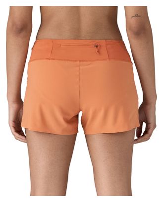 Pantaloncini Patagonia Strider Pro - 3 1/2 in. Donna Arancione