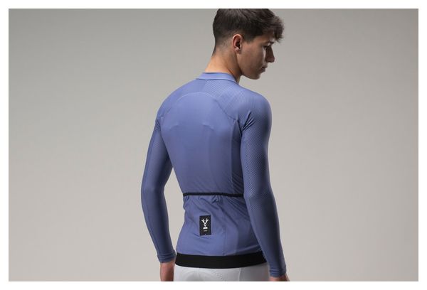 LeBram Turini Maglia a maniche lunghe Blu Grigio