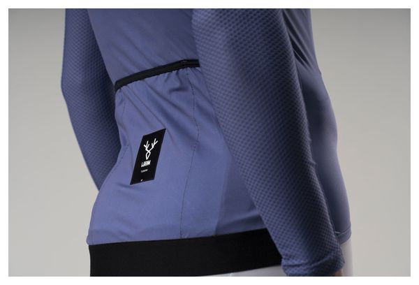 LeBram Turini Maglia a maniche lunghe Blu Grigio