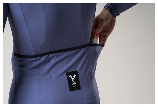LeBram Turini Maglia a maniche lunghe Blu Grigio