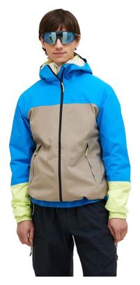 Peak Performance Trail 2.5L Hipe Waterproof Jacket Blue/Beige