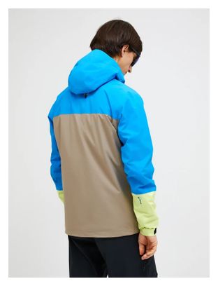 Peak Performance Trail 2.5L Hipe Waterproof Jacket Blue/Beige