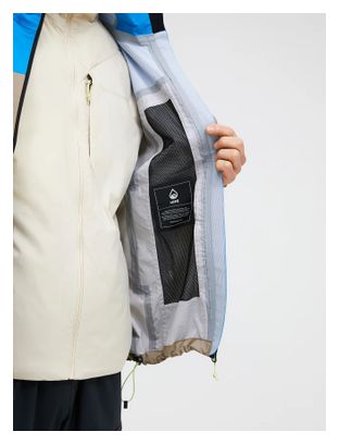 Peak Performance Trail 2.5L Hipe Waterproof Jacket Blue/Beige