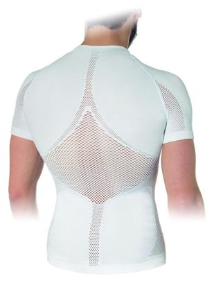 Camiseta interior de manga corta Outwet EP2 malla alterna blanca
