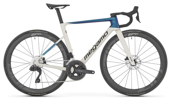 Bicicletta da strada Megamo Pulse 15 CW Shimano 105 Di2 12V 700 mm Bianco/Blu 2026