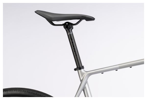Ghost Asket CF LTD Gravel Bike Sram X0 Eagle AXS 12S 700 mm Grigio Misterioso Argento 2025