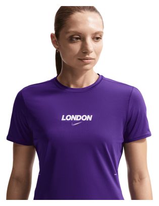 Maglia a maniche corte Nike Swift London blu da donna