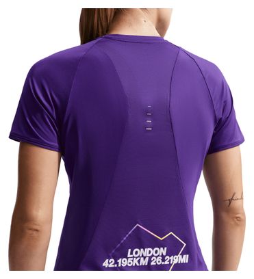 Maglia a maniche corte Nike Swift London blu da donna