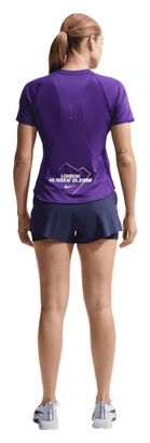 Maglia a maniche corte Nike Swift London blu da donna