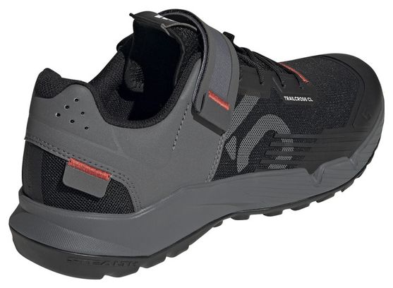 Chaussures Five Ten TRAILCROSS CLIP-IN BLACK/GRETHR/RED 40 2/3
