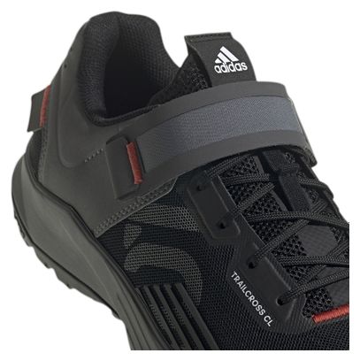 Chaussures Five Ten TRAILCROSS CLIP-IN BLACK/GRETHR/RED 40 2/3