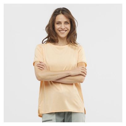 Salomon OUTLine Summer Orange Woman Short Sleeve Jersey