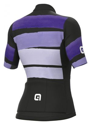 Alé Track Women&#39;s Short Sleeve Jersey Purple