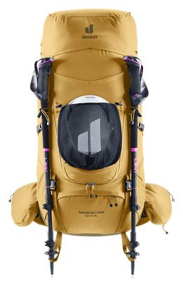 Deuter Aircontact Core 55+10 SL Wanderrucksack, gelb, für Damen