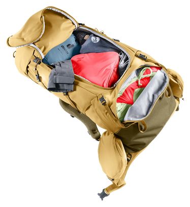 Deuter Aircontact Core 55+10 SL Wanderrucksack, gelb, für Damen