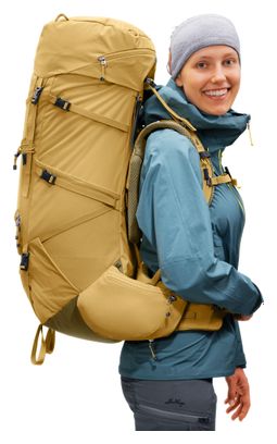 Deuter Aircontact Core 55+10 SL Wanderrucksack, gelb, für Damen