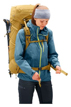 Deuter Aircontact Core 55+10 SL Wanderrucksack, gelb, für Damen
