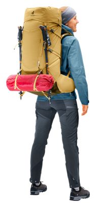 Deuter Aircontact Core 55+10 SL Wanderrucksack, gelb, für Damen