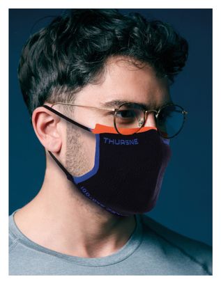 Thuasne Sportmasker Activ Security Sport V2 Blauw Oranje