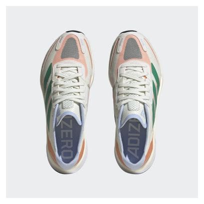 Chaussures de Running adidas Adizero Boston 11 Blanc Corail Vert Femme