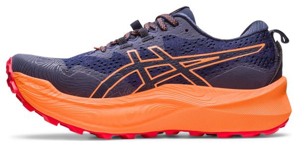 Chaussures de Trail Running Asics Trabuco Max 2 Bleu Orange Rouge