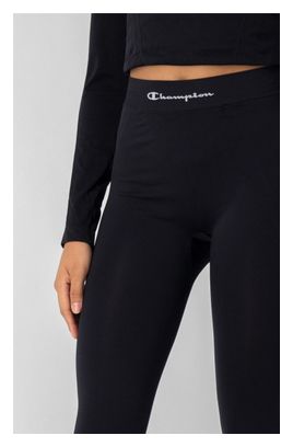 Legging Long Femme Sans Coutures Champion Seamless Noir