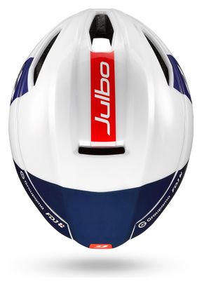 Casco da strada Julbo Sprint Bianco/Blu Groupama FDJ