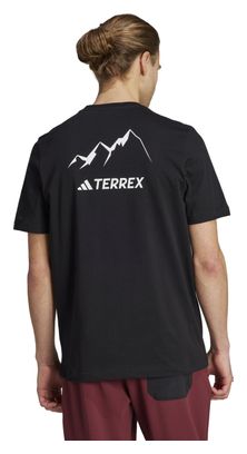 adidas Terrex Mountain 2.0 Kurzarmtrikot Schwarz