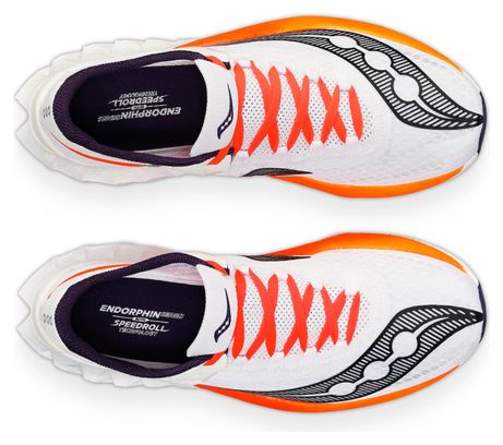 Chaussures de Running Homme Saucony Endorphin Pro 4 Blanc Orange