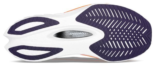 Chaussures Running Saucony Endorphin Pro 4 Blanc/Orange Homme