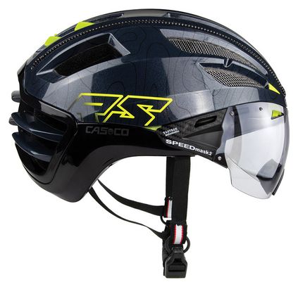 Casco SPEEDairo2 RS Azul Cazador Negro + Visera Fotocrómica Vautron