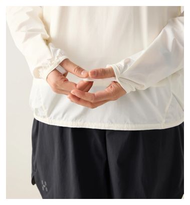 Maglia a maniche lunghe Haglöfs LIM Sunpack bianca da donna