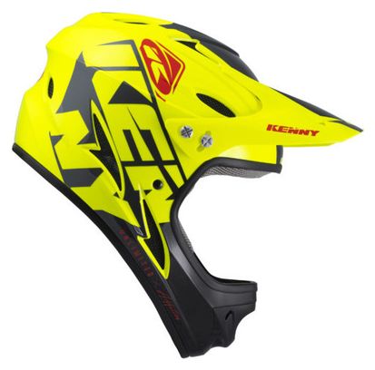 Full Face Helmet Kenny Down Hill Graphic Neon Yellow / Silver