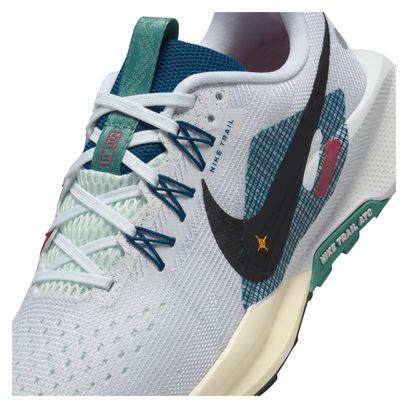 Chaussures Trail Nike Pegasus Trail 5 Blanc Bleu Femme