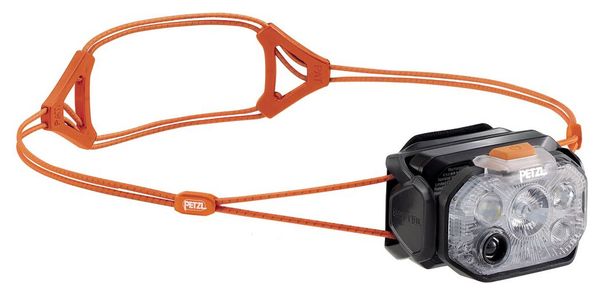 Petzl Swift RL Headlamp, Black/Orange