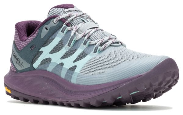 Merrell Antora 3 Gore-Tex Women's Trail Shoes Grey/Purple